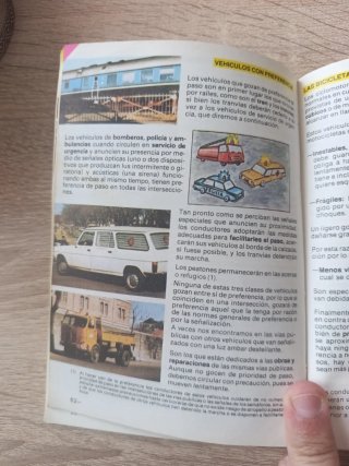Libro autoescuela año 1987