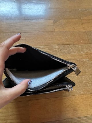 Bolso Cartera Parfois Negro Tachuelas
