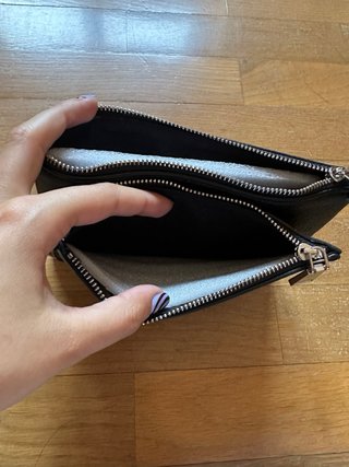 Bolso Cartera Parfois Negro Tachuelas