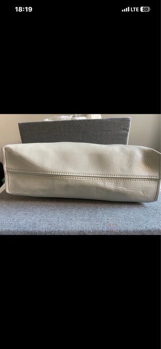 Bolso Piel Vacuno BIMBA Y LOLA Beige/Plata