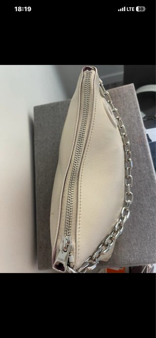 Bolso Piel Vacuno BIMBA Y LOLA Beige/Plata