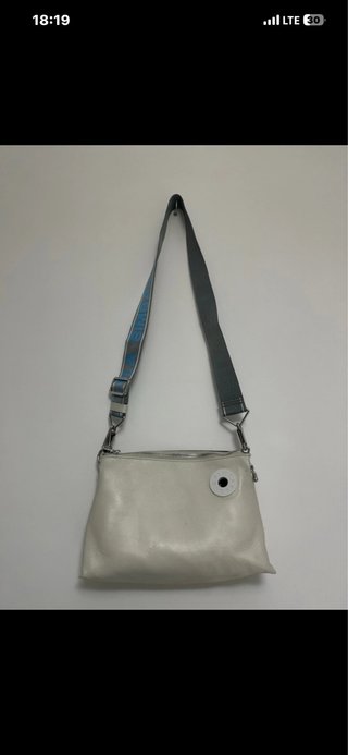 Bolso Piel Vacuno BIMBA Y LOLA Beige/Plata