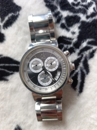 Reloj Calvin Klein Cronógrafo Marrón/Plateado