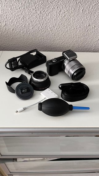 Sony NEX-3 + objetivo 18-55 OSS