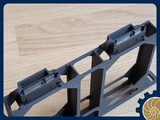 Rack 10 0.5U: 2x 2.5 HDD/SSD Hot Swap