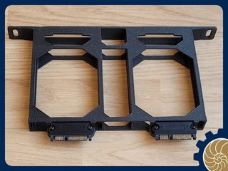 Rack 10 0.5U: 2x 2.5 HDD/SSD Hot Swap