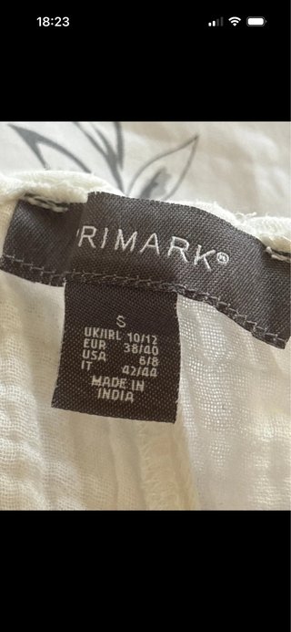 Vestito da spiaggia Primark bianco