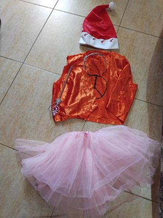 Disfraz Princesa Tutú Naranja Rosa todo 15€