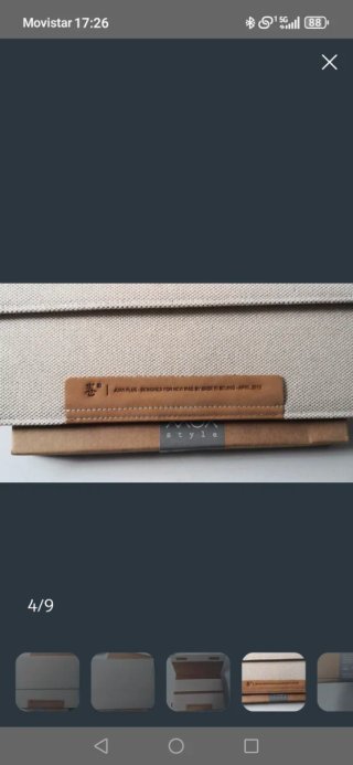 Funda iPad 2 / Tablet. Beige.