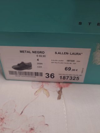 Zapatos cómodos mujer negros y plateados