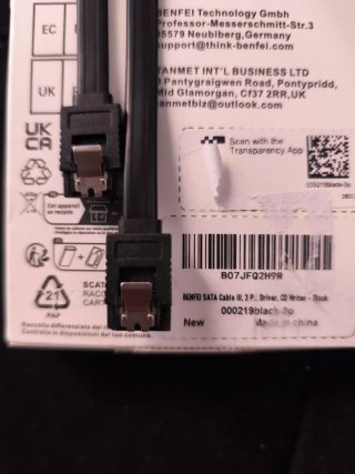 Cavo SATA III 6Gbps 45cm