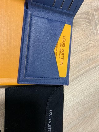 Cartera Louis Vuitton Azul y Naranja negociaable