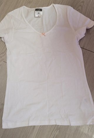 Camiseta interior Queenax blanca mujer XS