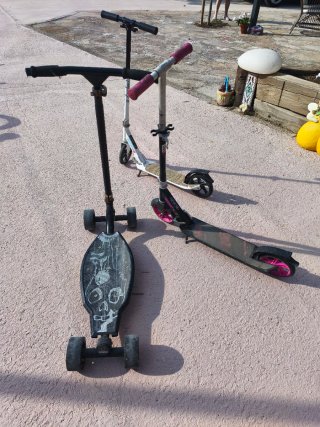 Lote 3 Patinetes Decathlon