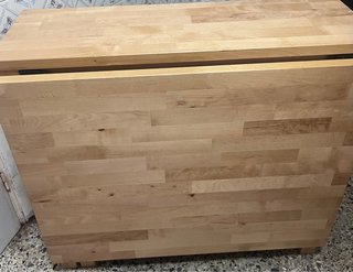 Mesa plegable de madera