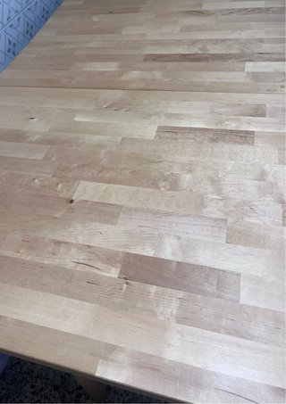 Mesa plegable de madera