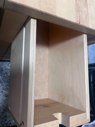 Mesa plegable de madera