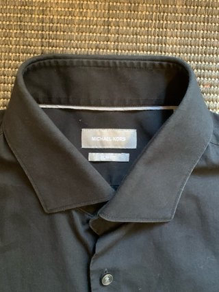 Camicia Michael Kors Uomo Slim Fit Nera