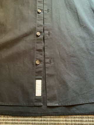 Camicia Michael Kors Uomo Slim Fit Nera