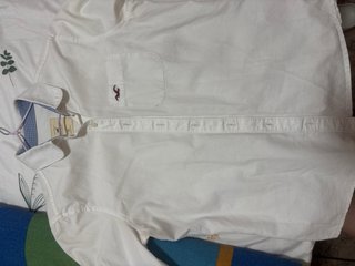 Camisa Hollister Blanca Mujer Talla XS