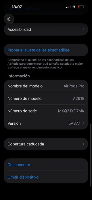 Auriculares sin cable