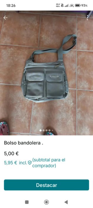 Bolso bandolera Chenson verde oliva