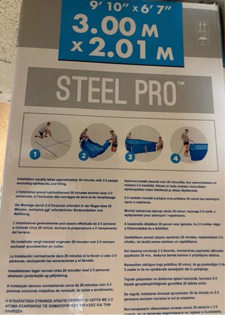 Piscina Bestway Steel Pro 3.00m x 2.01m
