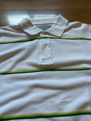 Polo Cortefiel Rayas Verdes Talla XL