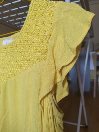 Top Blusa amarilla Riverside T.42