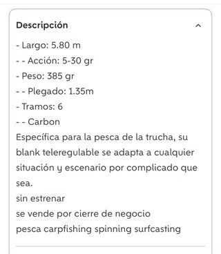 Caña de pesca Teknos Trout AD 5800