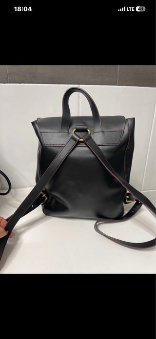 Mochila Adolfo Dominguez Piel Negra