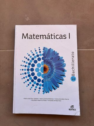 Matemáticas I 1º Bachillerato, Editex