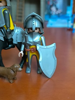 Playmobil Caballeros Medievales con Perro