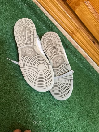 Zapatillas Nike Dunk Gris y Blanco