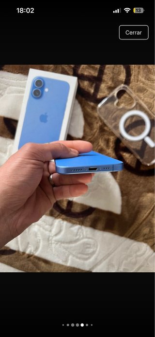 iPhone 16 128GB Azul