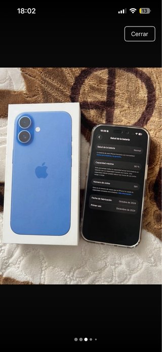 iPhone 16 128GB Azul