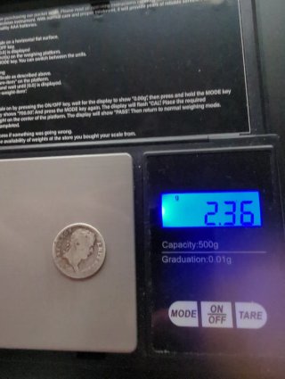 Napoleón 1/2 Franco 1808 Plata