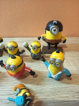 8 Figuras Minions McDonald's