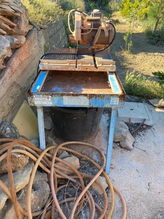Cortadora de cerámica de agua marca Sima