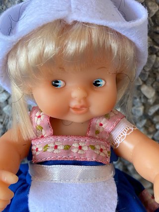 Barriguitas Muñeca Vestido Azul