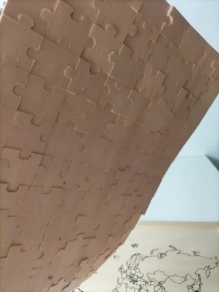 Puzzle Mapa Mundi Infantil Francés