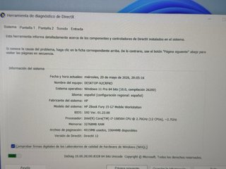 HP ZBook Fury 15 G7 i7 32GB RAM 1TB SSD RTX3000