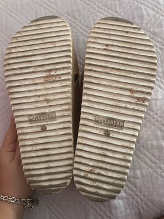 Cuñas Pull&Bear Rosa Metalizado