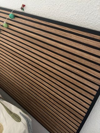 Cabecero de cama de madera