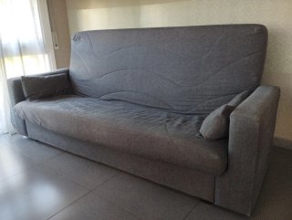 Sofá Cama Click Clack Gris