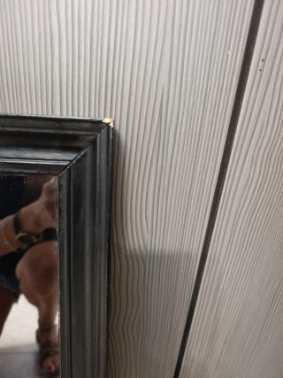 Espejo de pared negro