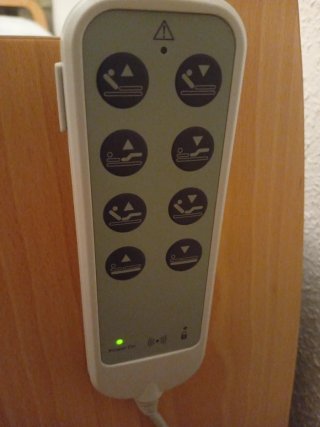 Cama hospital con colchón y funda Articulable elev