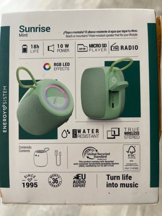 Altavoz Bluetooth Energy Sistem Verde