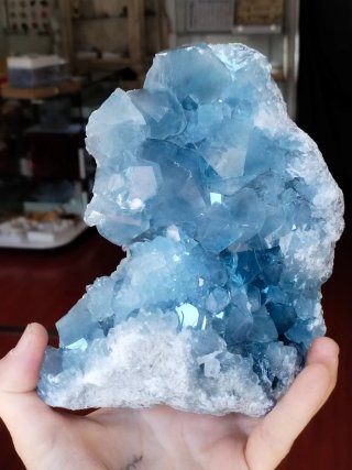Celestina azul natural extra Madagascar