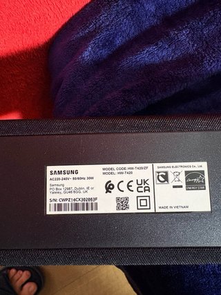 Barra de Sonido Samsung Negra
